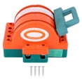 thumbnail image 2 of Interruptor De Desconexión De Cuchillo De Doble Tiro Naranja Rojo 3P Conexión De Terminal Suministros Eléctricos 32A, 2 of 7