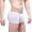 White, variant on Men's Running Sweat Absorbent U Double Layer Ribbed Sports Leggings White L