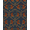 Blue Orange Green, Pattern 4, variant on ODIKA Tibetan Striped Predator Serpent Duel Ornamental Snake Tiger Stain Resistant Low Profile for Dorm Room, Small Living Apartment