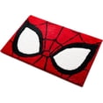 thumbnail image 2 of Marvel Spiderman Kids Bath Rug - Soft, Non-Slip, Machine Washable, Red Bathroom, 2 of 4