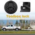 thumbnail image 2 of Pestillo de escotilla de tiro al ras sin cerradura para remolque de barco marino RV negro Ndcxsfigh Accesorios para autos y motos, 2 of 6