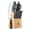 Black, variant on Cook N Home Kitchen Knife Set with Bamboo Storage Block 15-Piece, High Carbon Stainless Steel Blade, Black
