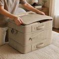 thumbnail image 6 of Foldable Clothing Organizer with Handles, Home Bedroom Storage Solution, 6 of 7