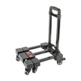 thumbnail image 2 of Carro de equipaje plegable Cola Carro utilitario Plegable con manija ajustable Base extensible Carga máxima 100 kg, 2 of 8