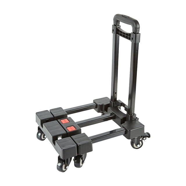 Carro de mano Zulema plegable Fuerte Trabajo pesado compacto con manija telescópica Carro de equipaje plegable