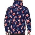 thumbnail image 7 of Naloa American Stars Men's Casual Hooded Collar Drawstring Hoodies Pullover Sweatshirts Casual Long Sleeve Shirts-4X-Large, 7 of 7