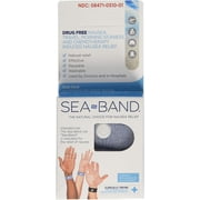 Sea-Band Adult Reusable & Washable Wristband Natural Nausea Relief, 1Ct