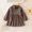 Gray, variant on Swuxness Girls Dresses Long Sleeve Round Neck Print Casual Summer Outfits