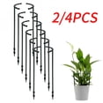 thumbnail image 2 of 2/4/8PCS Plastic Plant Support Pile Frame Greenhouse Arrangement Semicircle Fixed Rod Indoor Flower Plant Vine Climbing Bracket, 2 of 10