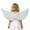 White, variant on BRICH Wings for Kids Feather Wings Outfits for Performance Dance Play White One Size