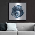 thumbnail image 6 of Luxe Metal Art 'Indigo Nebula I' by Ethan Harper, Metal Wall Art, 36"x36", 6 of 9