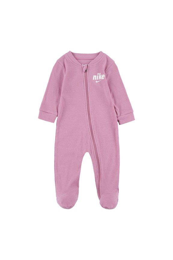 Newborn Baby Nike Ribbed Coverall Color: Pink Size: NEWBORN