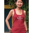 thumbnail image 2 of Mothers Day White Brush Racerback Tank Women -Image by Shutterstock, Female XX-Large, 2 of 4