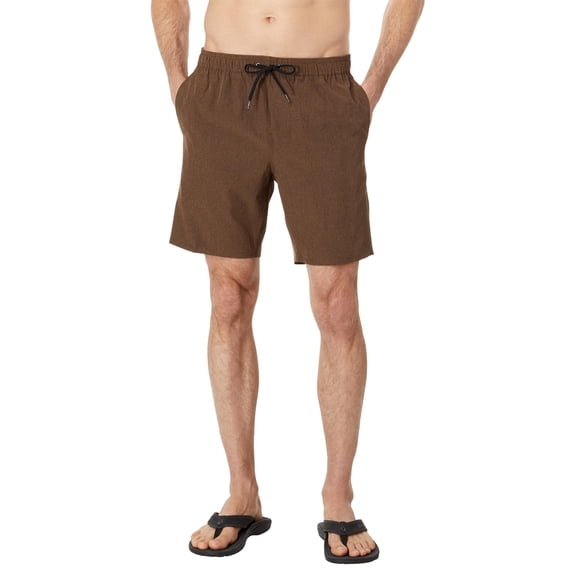 O'NEILL Mens 18 Reserve Elastic Waist Hybrid Shorts - with Fast-Drying Stretch Fabric