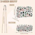 thumbnail image 4 of FORMRS Women Crossbody Purse with Chain Strap Vegan Leather Shoulder Handbag, Orange Christmas House, 4 of 7