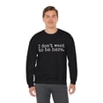 thumbnail image 5 of I Don't Want to be Here Funny Sweatshirt Social Anxiety Antisocial Pullover, 5 of 7