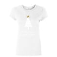 thumbnail image 1 of Tee Hunt Christmas in Your Heart Women's T-Shirt Xmas Christmas Tree Jingle Bells Shirt, White, 3X-Large, 1 of 4