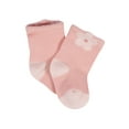 thumbnail image 3 of Gerber Baby Girl Jersey Crew Wiggle-Proof Socks, 8-Pack (0-3 Months - 6/9 Months), 3 of 10