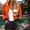 Orange, variant on Xdegoge Womens Bomber Jacket Casual Zip Up Long Sleeve Lightweight Windbreaker Coat Ribbed Collar Cuffs Fall Spring Outerwear for Running Athletic Activewear