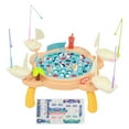 thumbnail image 2 of Fishing Game Table, Rotating Fish Board Fun Large Size  for Kids, 2 of 7