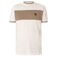 thumbnail image 5 of Trojan Houndstooth Panel T-Shirt, Beige, 5 of 5
