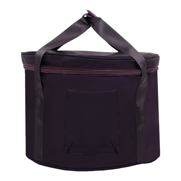 Estuche organizador engrosado con para cuencos tibetanos cristal (11-12 pulgadas - Púrpura)