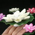 thumbnail image 1 of Battery Operated Lily Pad Flower Pond Decor Floating Pool Light Color Changing LED 6 Pack Pond Lights Hot Pink, 1 of 5
