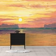 thumbnail image 3 of Idea4wall 6pcs Oil Painting Peel and Stick Wallpaper Removable Wall Murals Large Wall Stickers for Home Decoration, 100"x24", 3 of 5