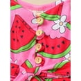 thumbnail image 4 of Bagilaanoe Toddler Baby Girl Summer Jumpsuit Shorts Sleeveless Print Romper Overalls 12M 18M 24M 3T 4T 5T Kids Short Pants Summer Clothes, 4 of 7