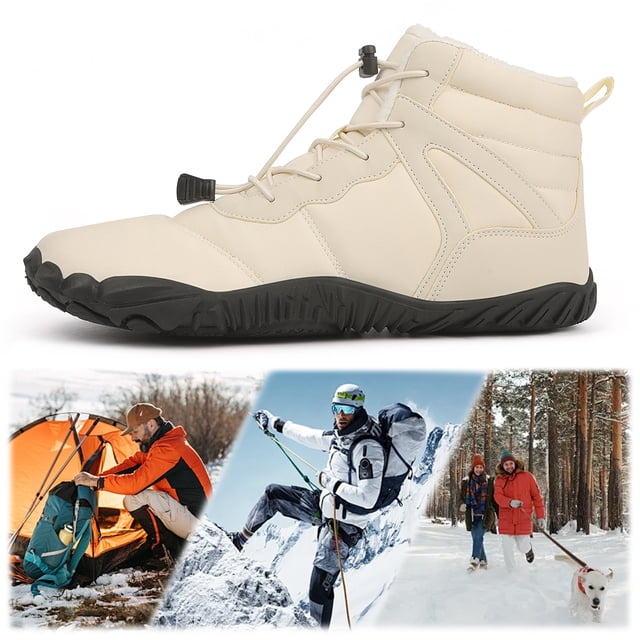 Zapatos Escalada Botas Nieve Invierno Impermeables Engrosadas para Viajes Senderismo