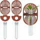 thumbnail image 1 of Juego de 2 macetas colgantes de pared, terrario de madera con diseño de rayas caladas, estaciones de propagación de plantas colgantes, soporte para plantas, tubo de ensayo decorativo, 1 of 7
