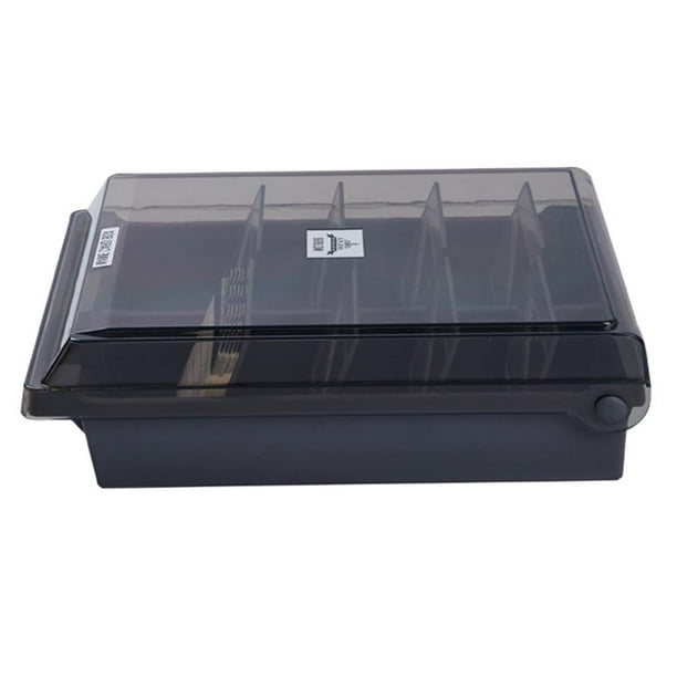 2 Pack Large Capacity Business Card Holder Box Business Card Storage