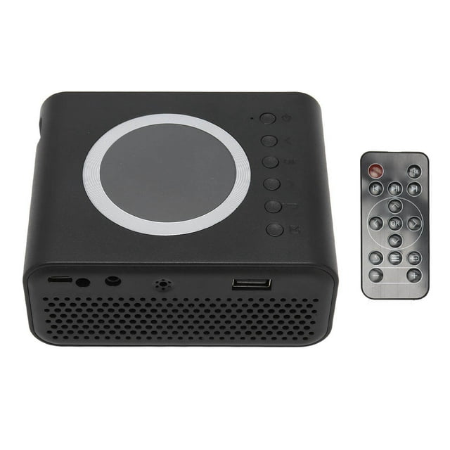 Proyector de Películas LED, dispositivo multifunción de 2 colores con control remoto adecuado para fiestas, viajes y acampadas