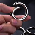 thumbnail image 3 of 30pcs Round Carabiner Ring,mini 20mm Round Carabiner Keychain Hook, 3 of 5