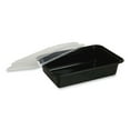 thumbnail image 4 of GEN Microwavable Food Container with Lid, Rectangular, 16 oz, 7.48 x 5.03 x 2.04, Black/Clear, Plastic, 150/Carton, 4 of 5