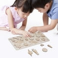 thumbnail image 4 of Solar System Assemble Board, Astronomy Interesting Decoration Solar System Board Toy Rounded Edges  For Home Play Log, 4 of 8