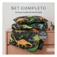 thumbnail image 4 of Edredón Ligero Real Textil + 1 Funda de Almohada, Juego de Colcha Individual, Color Dinosaurios, 4 of 7