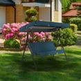 mtvxesu Porch Swing with Canopy, Cover Canopy Cover and Garden Chair