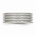 thumbnail image 3 of Stainless Steel Grooved 8mm Polished Band Size: 7; for Adults and Teens; for Women and Men, 3 of 6
