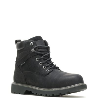 Wolverine Steel Toe Work Ankle Boots Black Leather ASTM Shoes Mens Size 13 Wolverine Steel Toe Work Ankle Boots Black Leather ASTM  main image 3