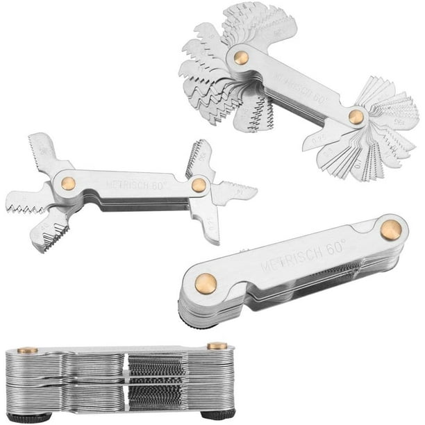 Peine para roscas, calibre de rosca métrica 58 cuchillas Tornillo