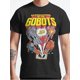 thumbnail image 1 of Men's 100% Cotton Casual Crew Neck Tee - Loose Fit, Breathable & Soft with Unique Robot Print Design, PLUS SIZE, 1 of 7