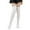 White, variant on AWZXDE Women's Thigh High Socks Cozy Socks Warm Socks Solid Color Autumn Winter Fashion Versatile Casual Comfortable Over Knee Long Wear D,One Size