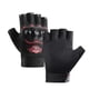thumbnail image 3 of Guantes de motociclismo de medio dedo, guantes de bicicleta de montaña transpirables para ciclismo Etiqueta roja roja, 3 of 9