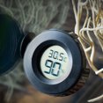thumbnail image 4 of UPOUART 1Pc Black Reptile Hygrometer with LCD Monitor for Home Terrarium Use, 4 of 8