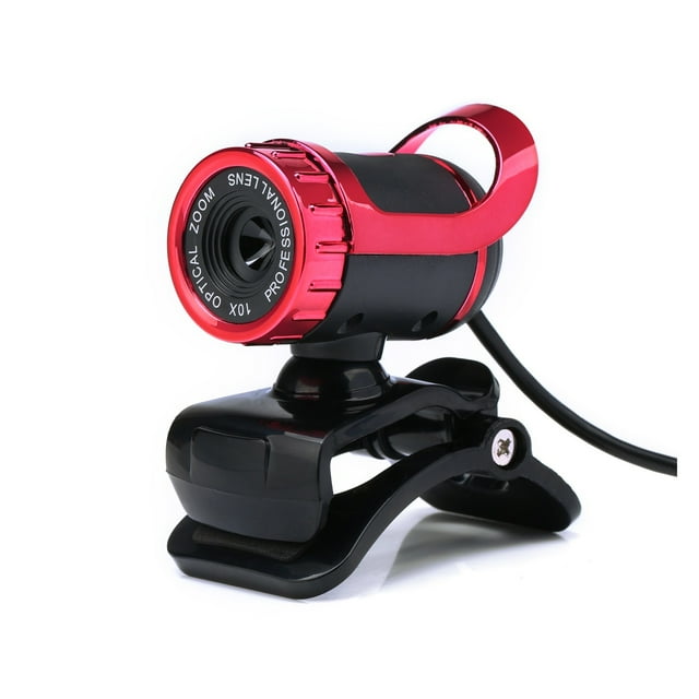 Caméra Web Rotative à Vision Nocturne USB, Caméra Web Haute Définition, Micro à 360 Degrés pour Ordinateur PC Portable, Facile à Installer