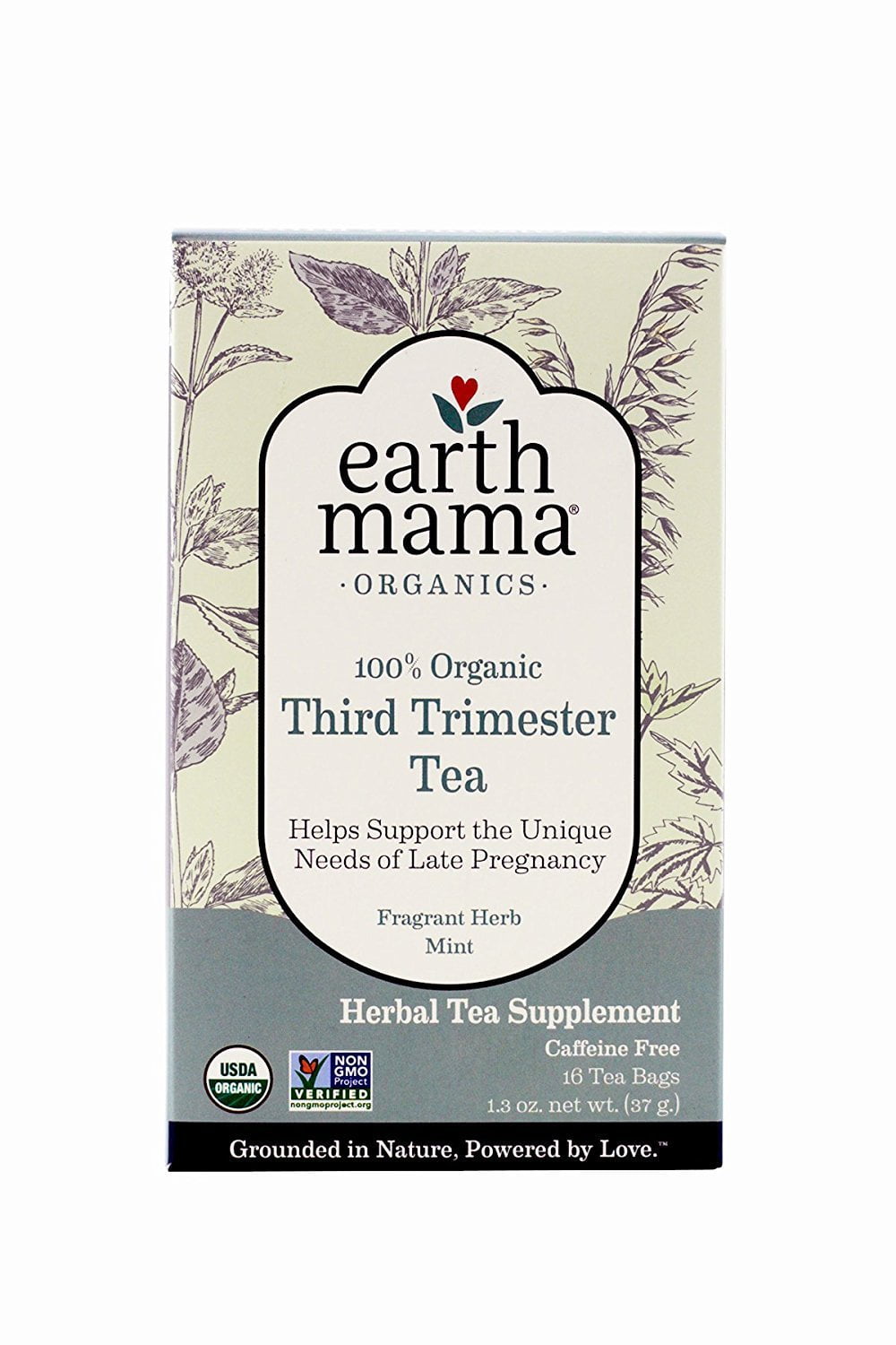 Organic Third Trimester Tea, 16 Teabags/Box (Pack of 3),Walmartes in