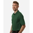 thumbnail image 2 of Harriton M105 Men's Maverick CVC Pique Polo-Dark Green-L, 2 of 6