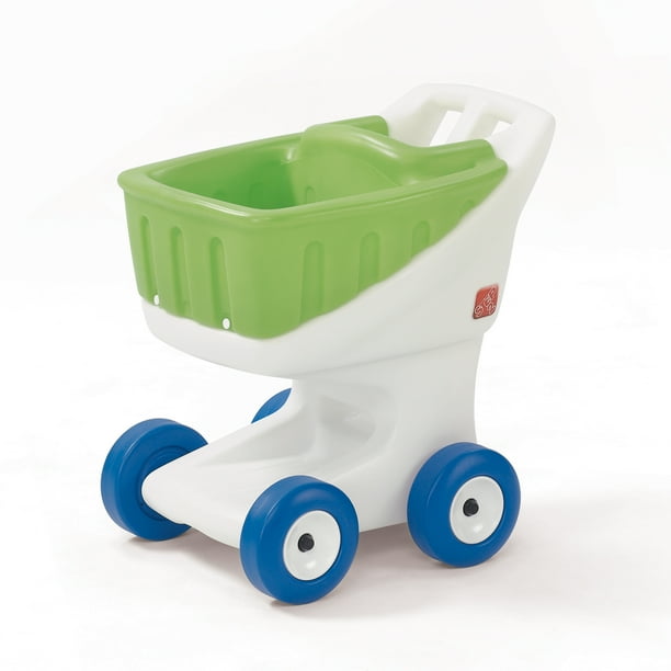 Step 2 Little Helper S Grocery Shopping Cart Green For Toddlers