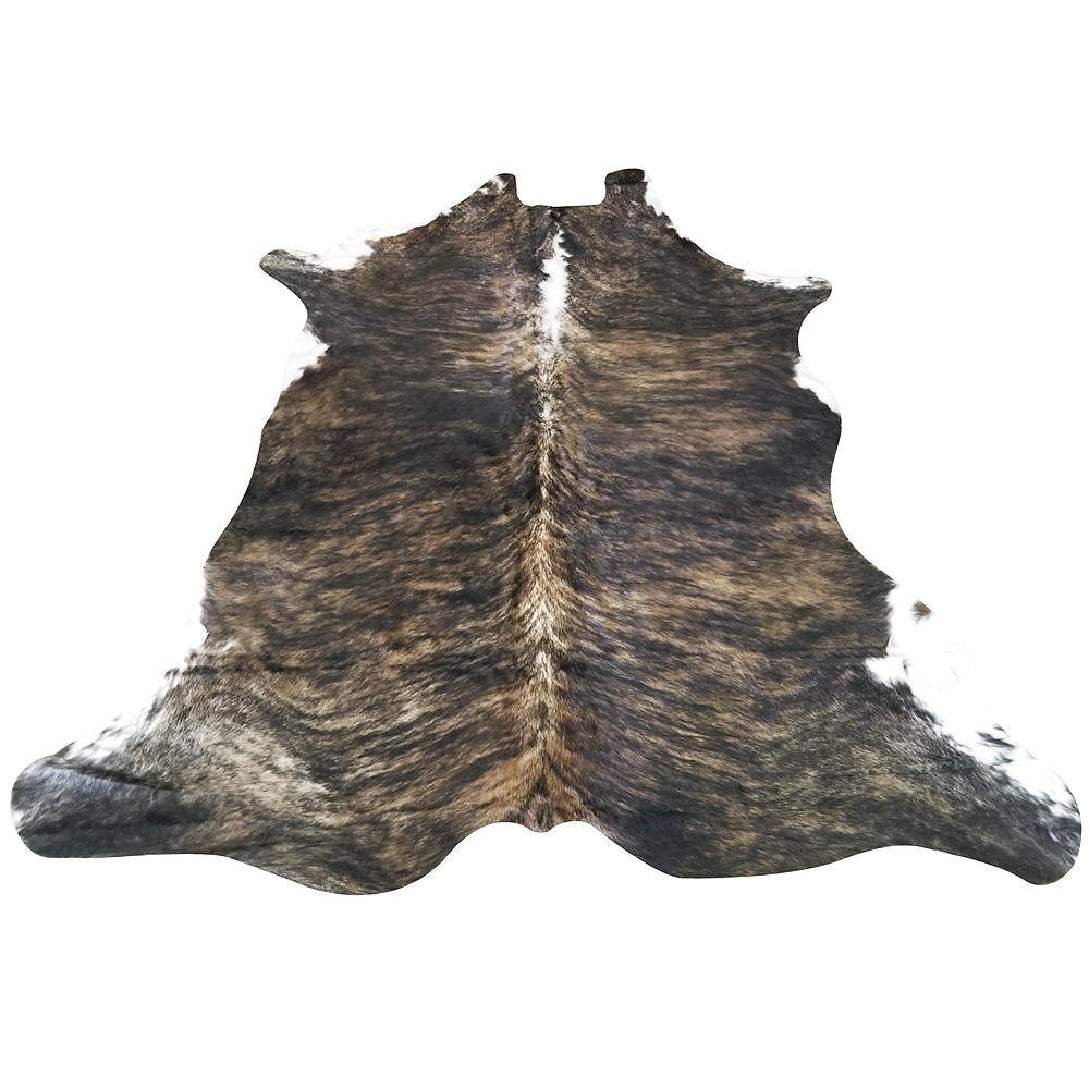 93HS 8 Ft X 7 Ft Cowhide Rug Skin Area Carpet Genuine Hair On Leather